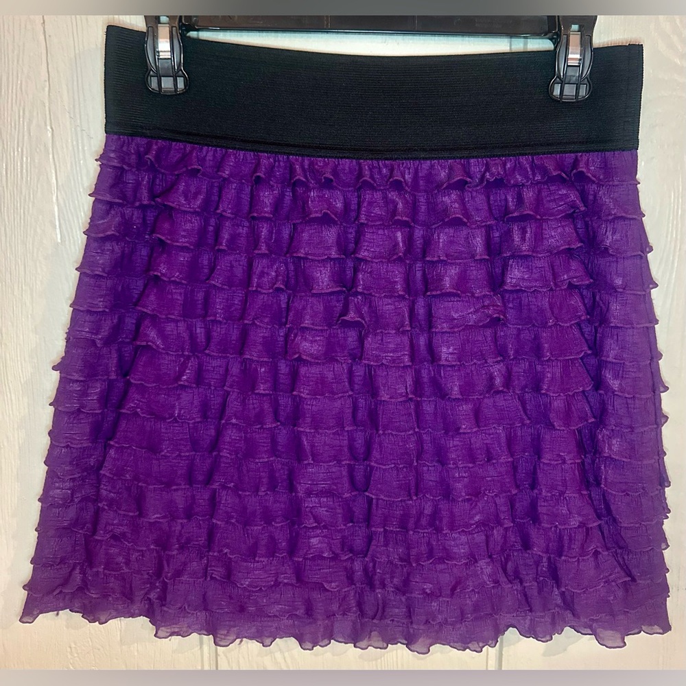Express Purple Bubble Mini Skirt for Cocktail - FINAL PRICE